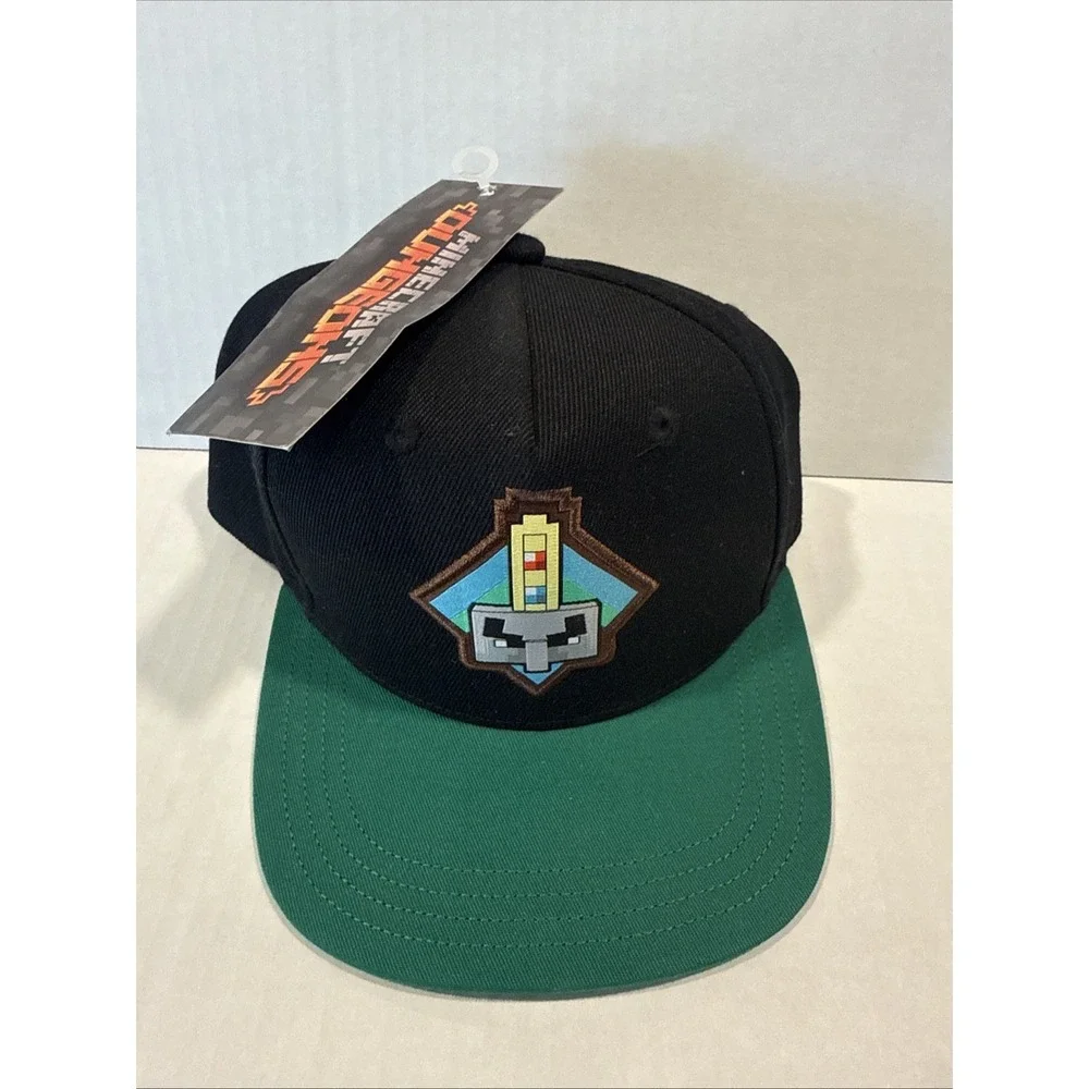 Baseball Cap - Minecraft Dungeons - Master Logo Snap-Back Hat NEW Licensed